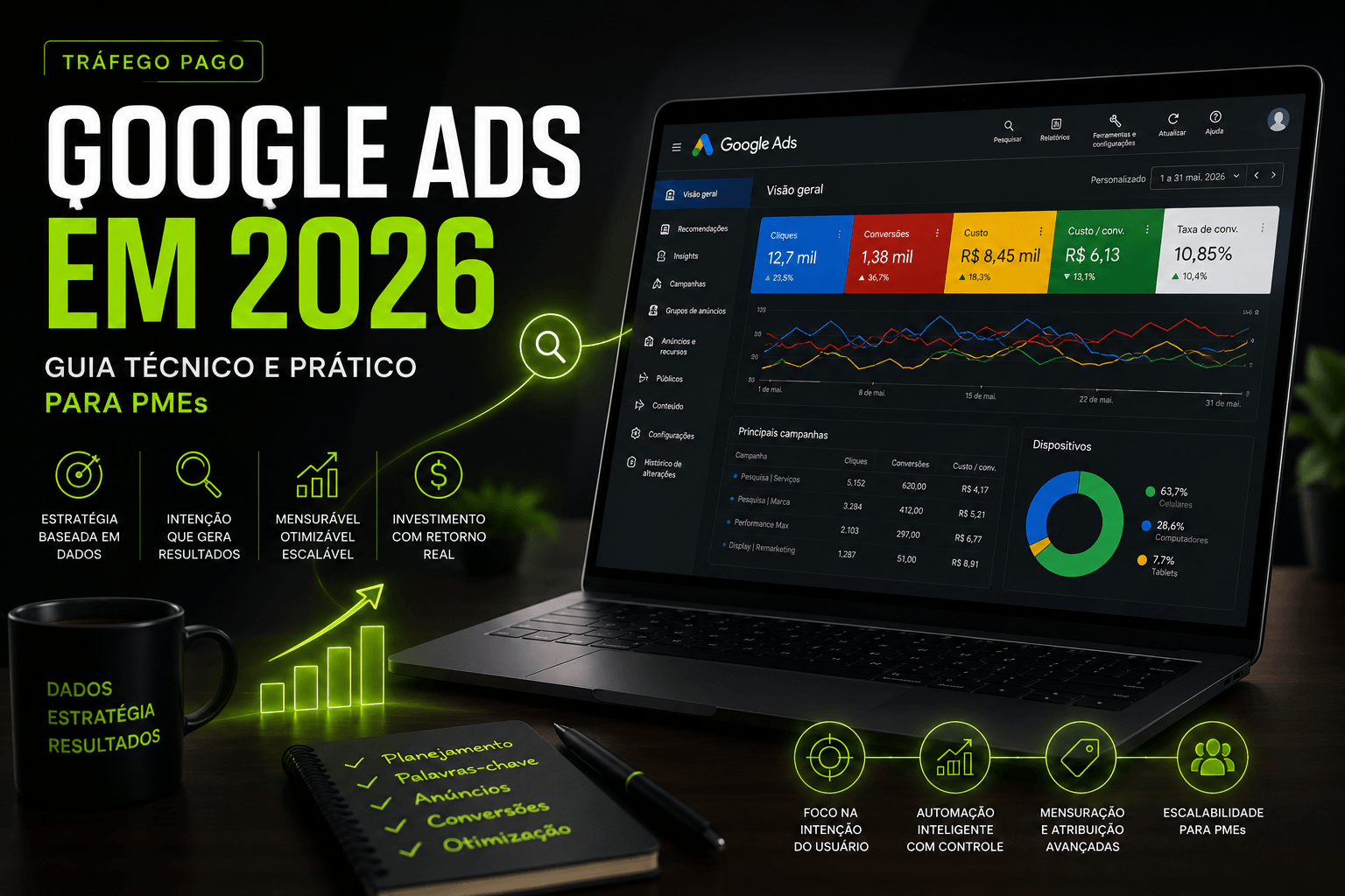 Tráfego pago no Google Ads em 2026