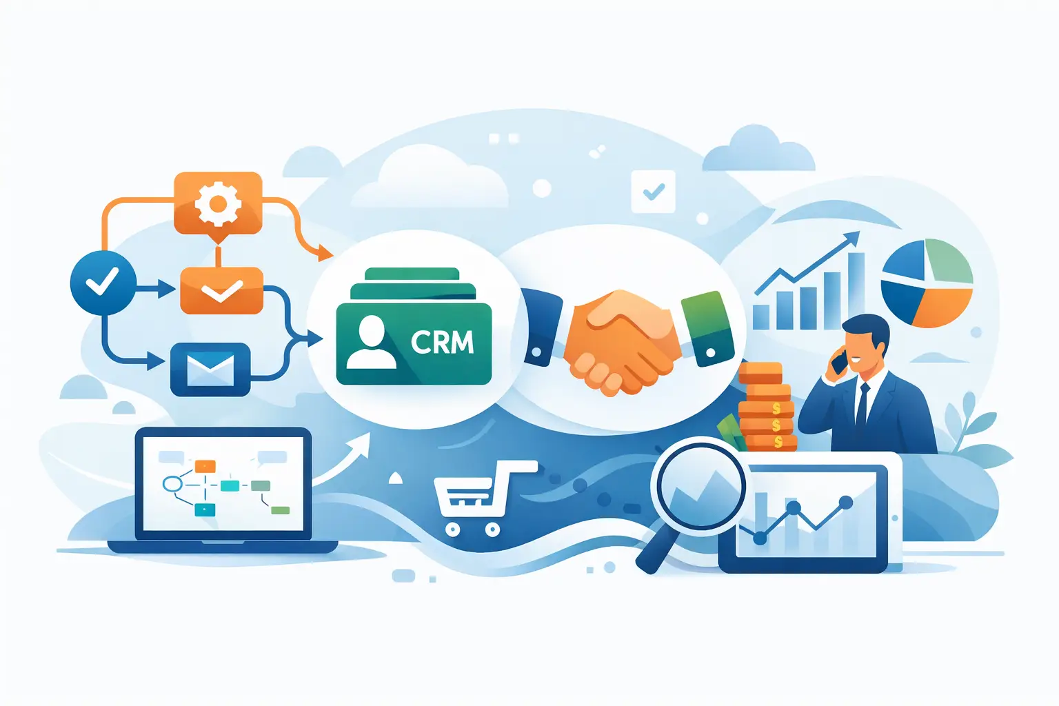 Integração n8n CRM vendas com controle real