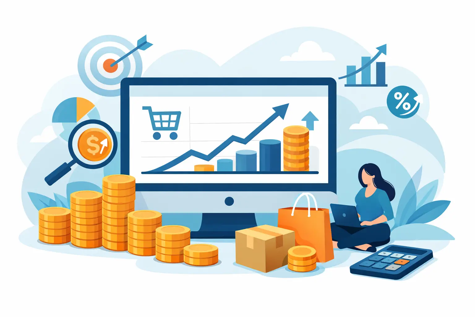 Qual é o ROAS ideal para ecommerce rentável?