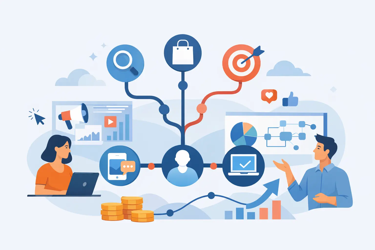 Qual modelo de atribuição de marketing usar?