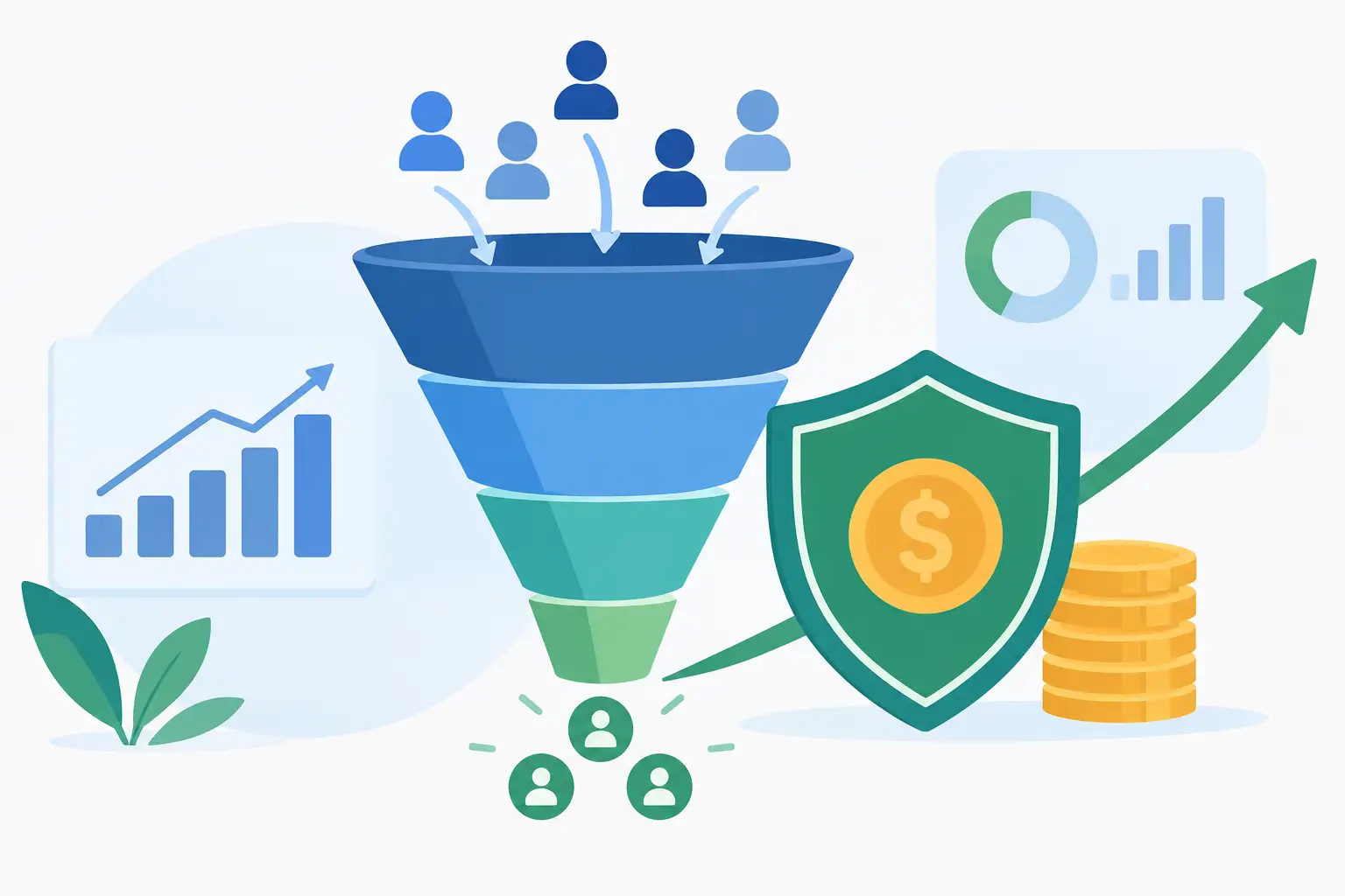 KPIs do funil de vendas que protegem a margem